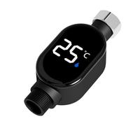 Shower Water Thermometer - 4.13In Digital | ABS Display - Temperature Gauge With LCD Display | Precise Temperature Gauge High Durability Bathroom Safety Stability Easy Read Home Spa Use