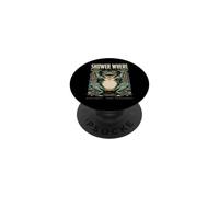 Shower Where Available Frog Philosophy Funny PopSockets Adhesive PopGrip
