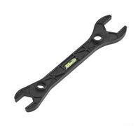 Shower Wrench with Built-in Bubble Level - 237mm Plastic Plumbing Tool for Bathroom Faucet & Pipe Repair, DIY Homes Improvement Kit for Plumbers and Homesowners