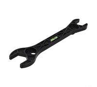 Shower Wrench with Built in Bubble Level for Accurate Plumbing Positioning, Bathroom Installation Accessory for Pipe Fitting and Faucet Tightening