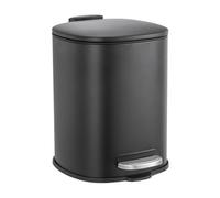Showerdrape Capri Collection Black 3L Pedal Bin, Black
