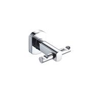 Showerdrape Admiralty Chrome Collection Wall Mounted Robe Hook in Silver Showerdrape Silver