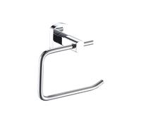 Showerdrape Admiralty Chrome Stainless Steel Wall Mounted Toilet Roll Holder in Silver Showerdrape Silver