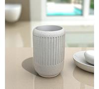 Showerdrape Alexandria Collection Concrete Tumbler in Beige Showerdrape Beige