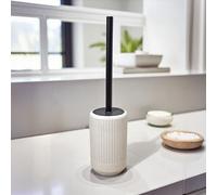 Showerdrape Alexandria Concrete Toilet Brush & Holder in Beige Showerdrape Beige