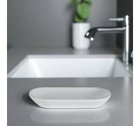 Showerdrape Alto White Collection Soap Dish Showerdrape White