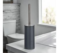 Showerdrape Alto White Collection Toilet Brush & Holder in Grey Showerdrape Grey