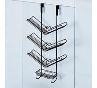 Showerdrape Atrium 3 Tier Hanging Black Shower Caddy