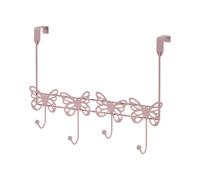 Showerdrape Butterflies Pink Over Door Storage Hooks