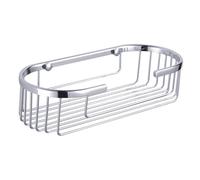 Showerdrape Clasico Wall Mounted Stainless Steel Oval Basket