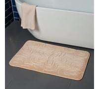 Showerdrape Clover Mocha Memory Foam Bath Mat 800 X 500mm