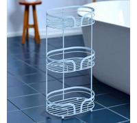 Showerdrape Dante 3 Tier Freestanding Floor Caddy in Blue Showerdrape Blue