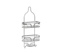 Showerdrape Dante Chrome Hanging Caddy With Soap Dish
