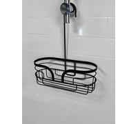 Showerdrape Dante Mini Hook Shower Caddy in Black Showerdrape Black