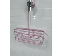 Showerdrape Dante Mini Hook Shower Caddy in Pink Showerdrape Pink