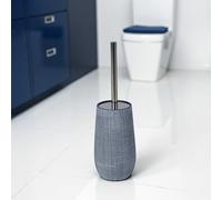 Showerdrape Denim Blue Toilet Brush & Holder