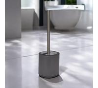 Showerdrape Echo Anthracite Grey Steel Toilet Brush & Holder