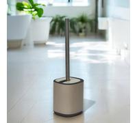 Showerdrape Echo Beige Steel Toilet Brush & Holder