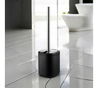 Showerdrape Echo Black Steel Toilet Brush & Holder