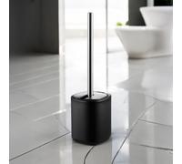 Showerdrape Echo Black Steel Toilet Brush & Holder Showerdrape Black