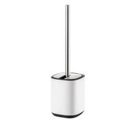 Showerdrape Echo White Steel Toilet Brush & Holder