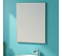 Showerdrape Fairmont Rectangular Wall Mounted Frameless Bevelled Edge Bathroom Mirror 70 x 50cm
