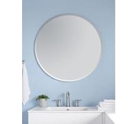 Showerdrape Fitzrovia Frameless Bathroom Wall Mirror, Wall Mounted Bathroom, Modern Bevel Edge, Vanity Circular round For Living Room, Hallway or Bedroom.