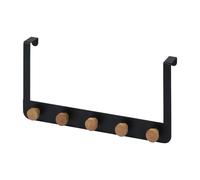 Showerdrape Gallery Black Over Door Bathroom Robe Hooks