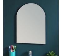 Showerdrape Hampton Arched Oval Wall Mounted Frameless Bathroom Mirror 70 X 50Cm