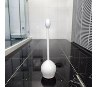 Showerdrape Hatch White Toilet Brush & Holder