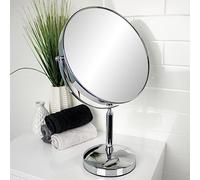 Showerdrape Helios 3x Magnification Vanity Makeup Mirror Free Standing Table Vanity Mirror on Stand
