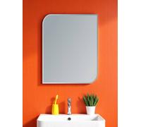 Showerdrape Islington Large Rectangular Bathroom Wall Mirror 70 X 50Cm, Silver