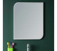 Showerdrape Islington Rectangular Wall Mounted Frameless Bevelled Edge Bathroom Mirror 70 x 50cm