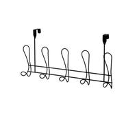 Showerdrape Lyrical Black Over Door Storage Hooks