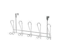 Showerdrape Lyrical Over Door Storage Hooks - Various Colours in Silver Showerdrape Silver
