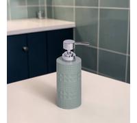 Showerdrape Maison Soft Green or White Shimmer Liquid Soap Dispenser Showerdrape Green