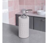 Showerdrape Maison Soft White Shimmer Liquid Soap Dispenser