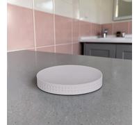 Showerdrape Maison Soft White Shimmer Soap Dish