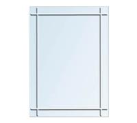 Showerdrape Marylebone Rectangular Wall Mounted Diamond Cut 60 x 45cm Bathroom Mirror