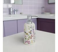 Showerdrape Meadow Wild Flowers Floral Liquid Soap Dispenser