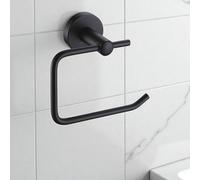 Showerdrape Modernity Black Steel Wall Mounted Toilet Roll Holder