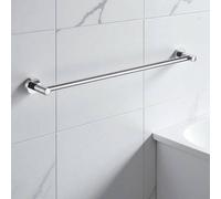 Showerdrape Modernity Chrome Stainless Steel Wall Mounted Towel Rail in Silver Showerdrape Silver