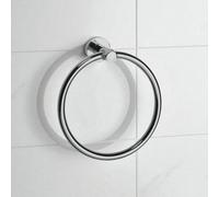 Showerdrape Modernity Chrome Stainless Steel Wall Mounted Towel Ring