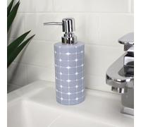 Showerdrape Mosaica Pastel Bathroom Sink Liquid Soap Dispenser in Light Blue Showerdrape Light Blue