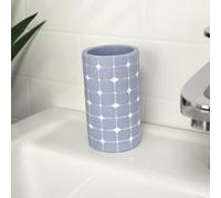 Showerdrape Mosaica Sky Blue Tumbler