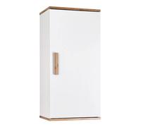 Showerdrape Nola Bamboo/White Single Wall Bathroom Cabinet