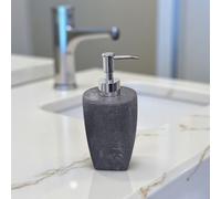 Showerdrape Octavia Grey Marble & Chrome Liquid Soap Dispenser Showerdrape Grey