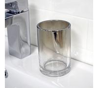 Showerdrape Ombre Smoked Glass Collection Tumbler in Clear Showerdrape Clear