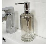 Showerdrape Ombre Smoked Glass Liquid Soap Dispenser