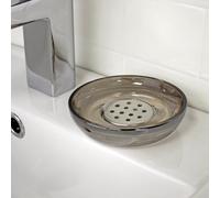 Showerdrape Ombre Smoked Glass Soap Dish